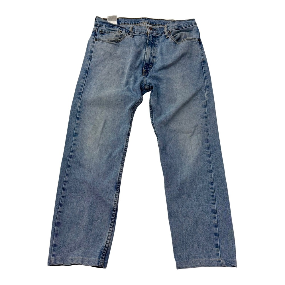 Levi Strauss 505 Mens‎ Jeans Light Wash Straight Fit Size 35x30